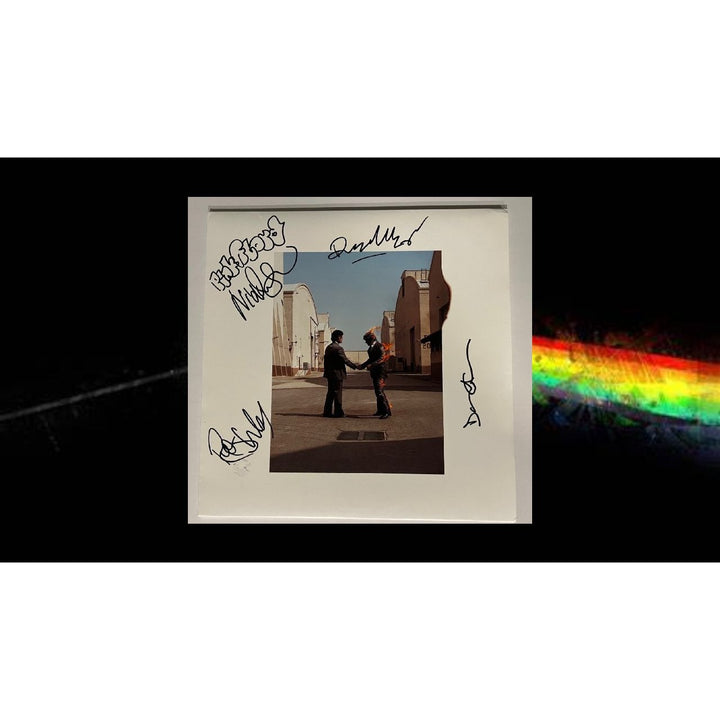 Pink Floyd David Gilmour Roger Watters Richard Wright Robert Mason original lp signed with proof