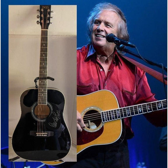 Don McLean "American Pie" 41' full size acoustic guitar signed with proof