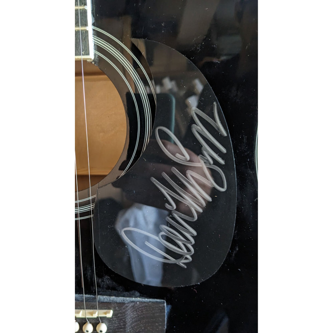Don McLean "American Pie" 41' full size acoustic guitar signed with proof