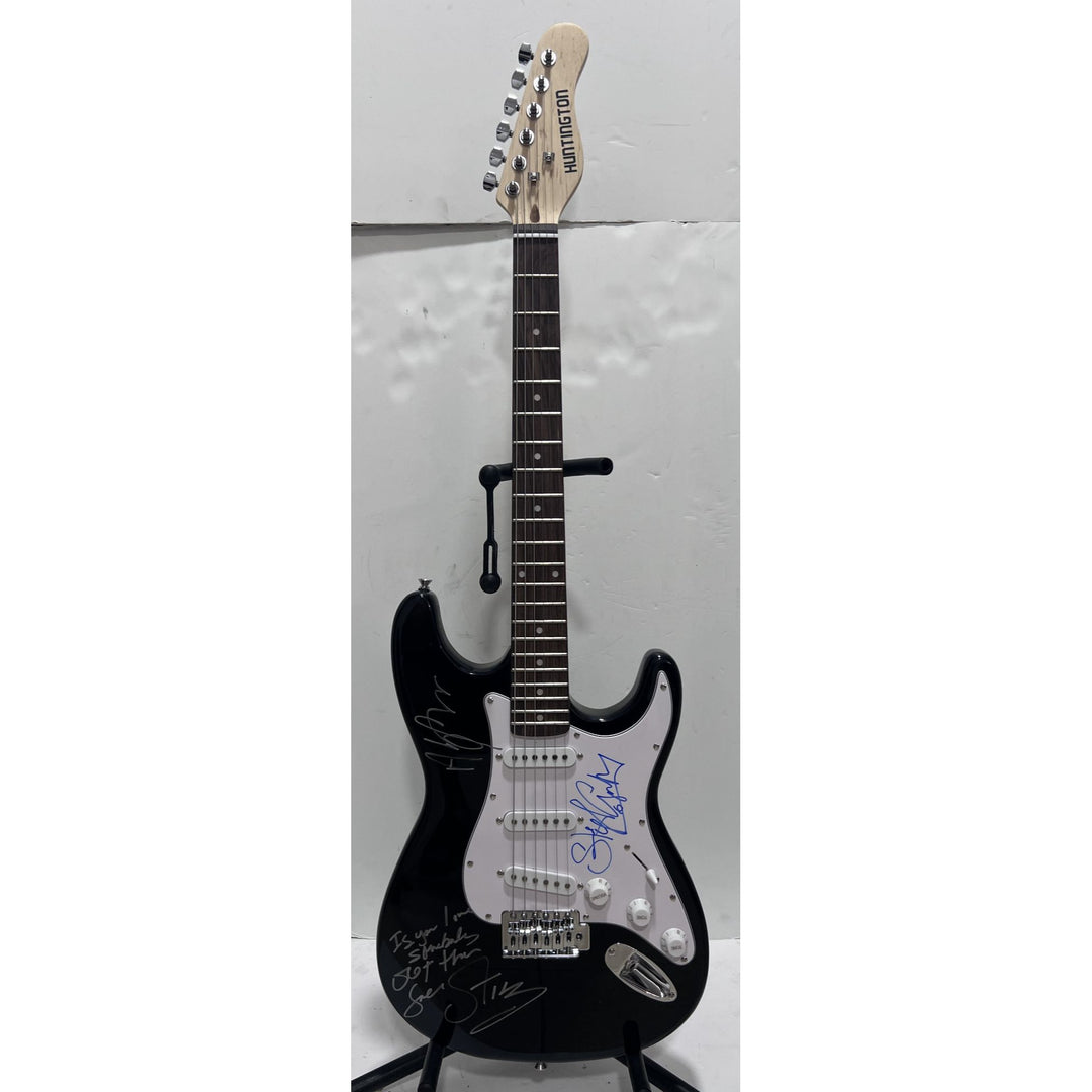 "Sting" Andy Summers Stewart Copeland The Police signed stratocaster electric guitar signed with proof..