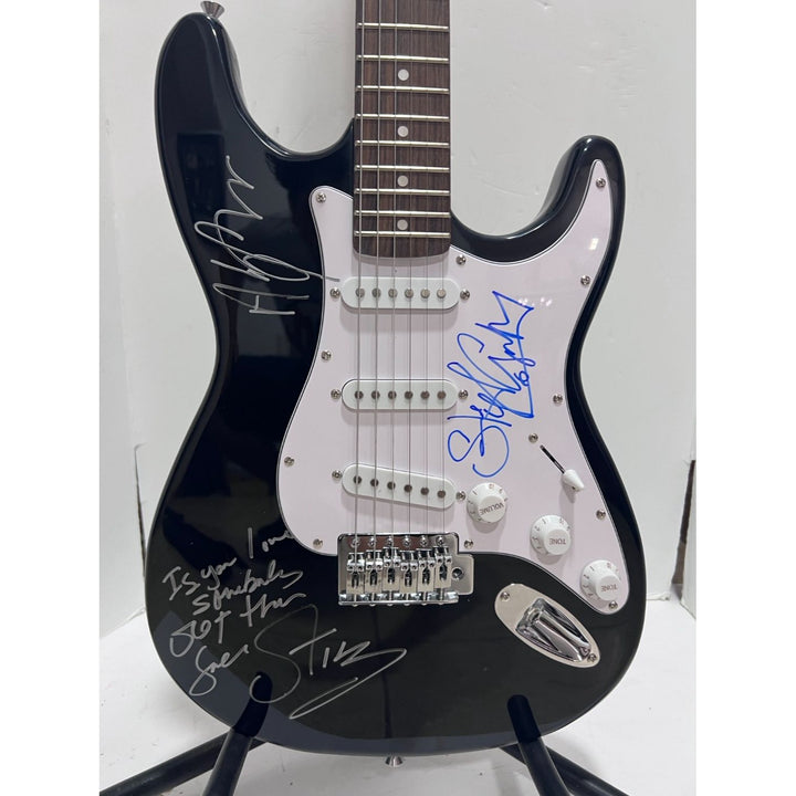 "Sting" Andy Summers Stewart Copeland The Police signed stratocaster electric guitar signed with proof..