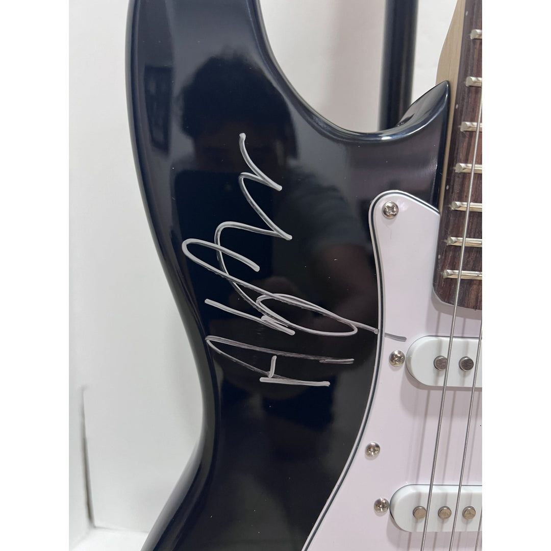 "Sting" Andy Summers Stewart Copeland The Police signed stratocaster electric guitar signed with proof..