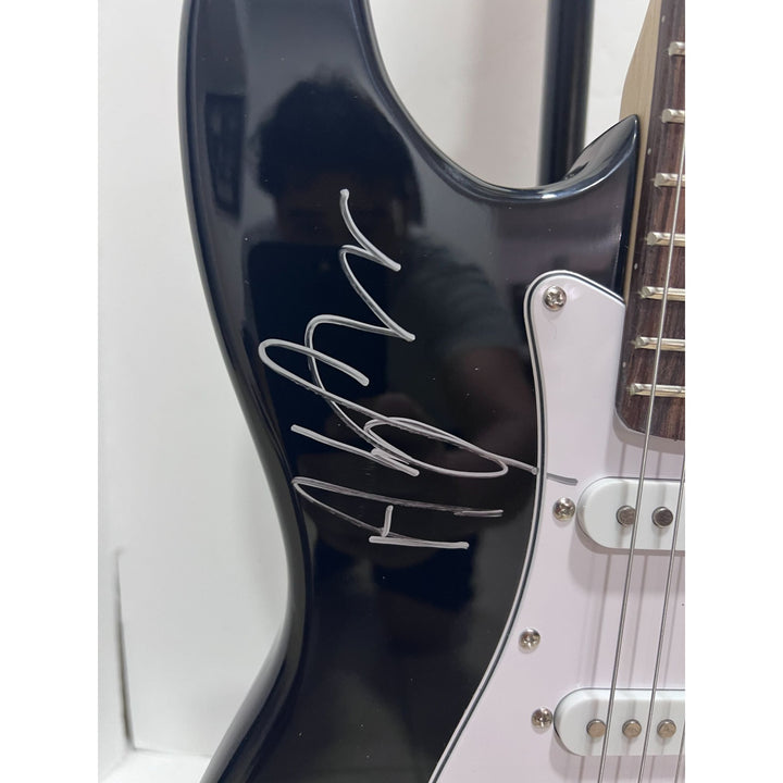"Sting" Andy Summers Stewart Copeland The Police signed stratocaster electric guitar signed with proof..