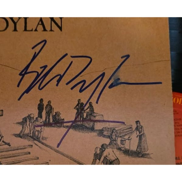 Bob Dylan "Slow Train Coming" LP signed with proof.