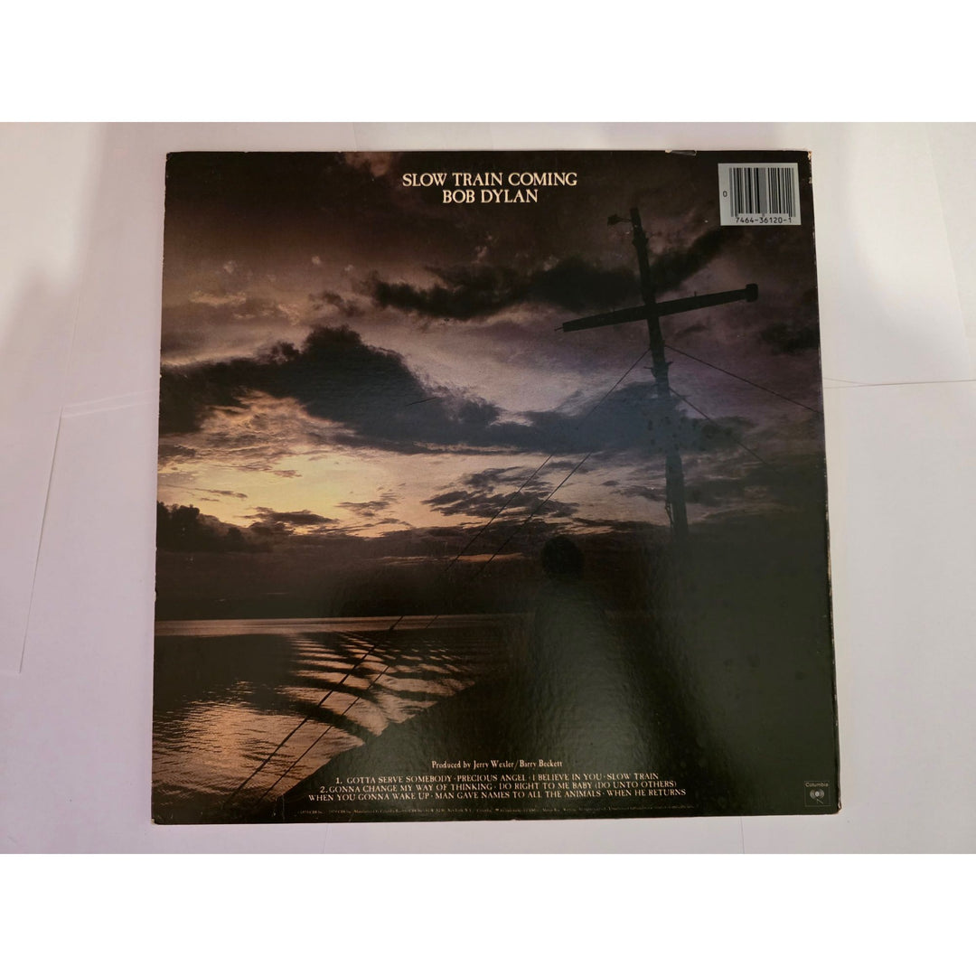 Bob Dylan "Slow Train Coming" LP signed with proof.
