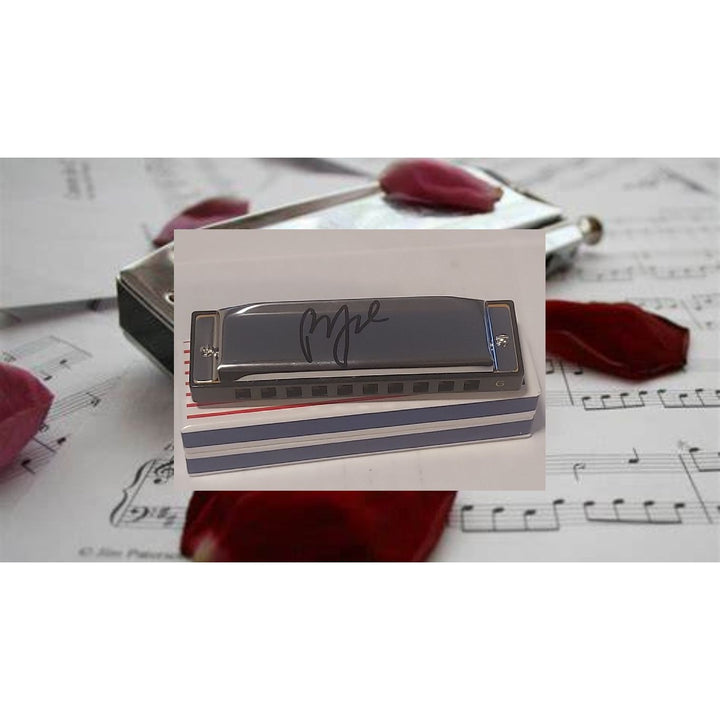 Billy Joel The Piano Man harmonica signed with proof