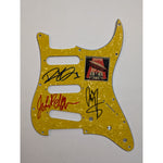 Load image into Gallery viewer, Robert Plant Jimmy Page John Paul Jones Led Zeppelin Fender Stratocaster electric guitar pickguard signed with proof
