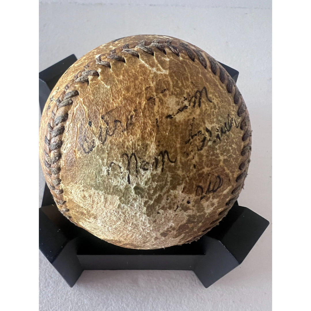 Fidel Castro vintage baseball signed with proof