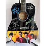 Load image into Gallery viewer, Morrissey, Johnny Marr, Andy Rourke, Mike Joyce, The Smiths acoustic guitar signed with proof
