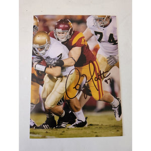 Clay Matthews University of Southern California Trojans 5x7 photo signed with proof