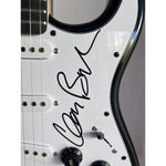 Load image into Gallery viewer, Deborah Harry Blondie band stratocaster electric guitar tobbaco full size signed whit poof
