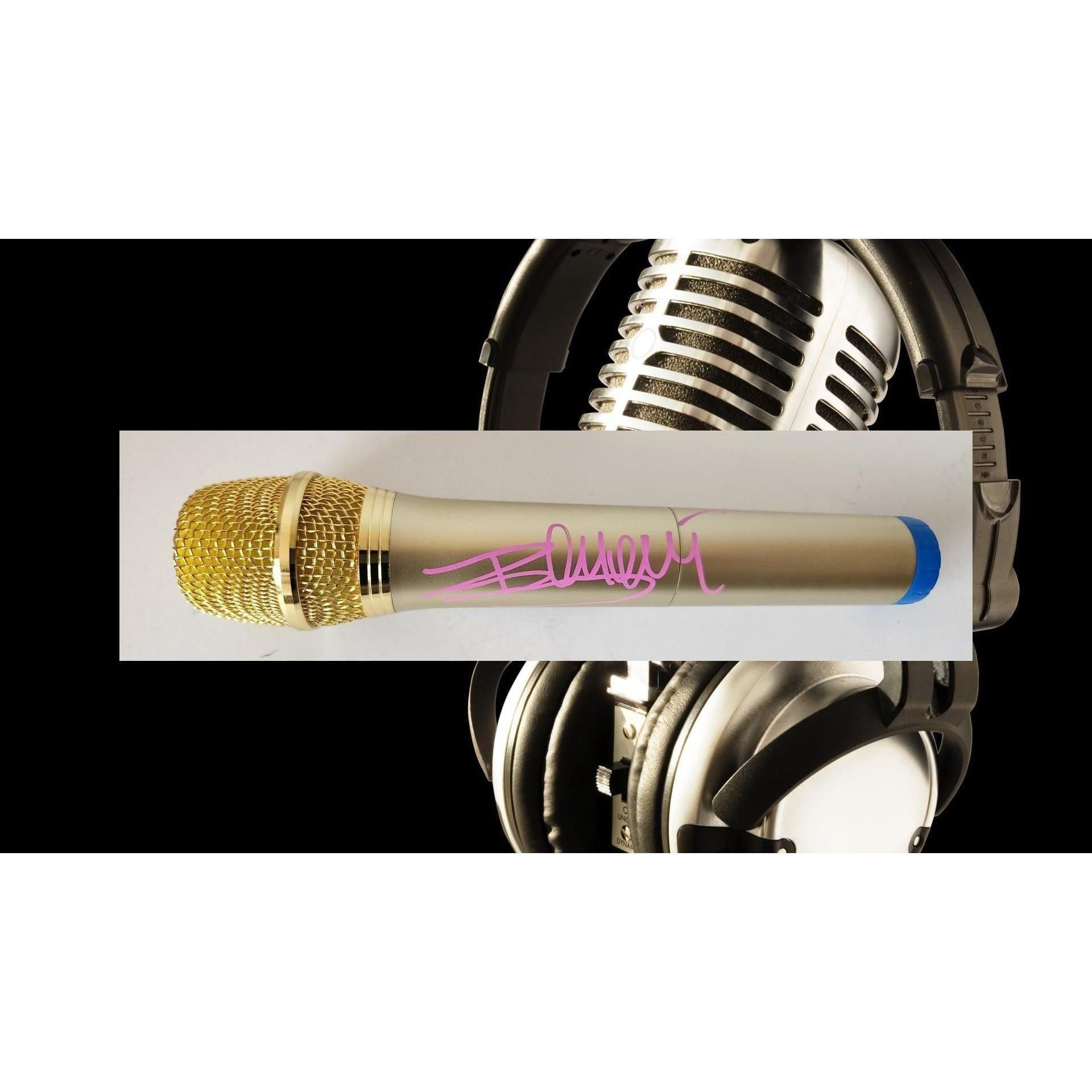 Beyoncé Knowles One of a Kind microphone signed with proof – Awesome ...