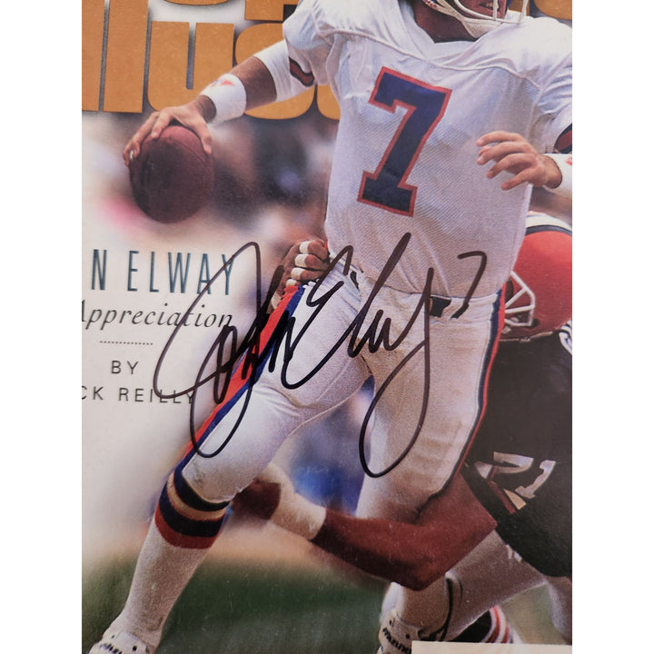 John Elway full Sports Illustrated magazine signed