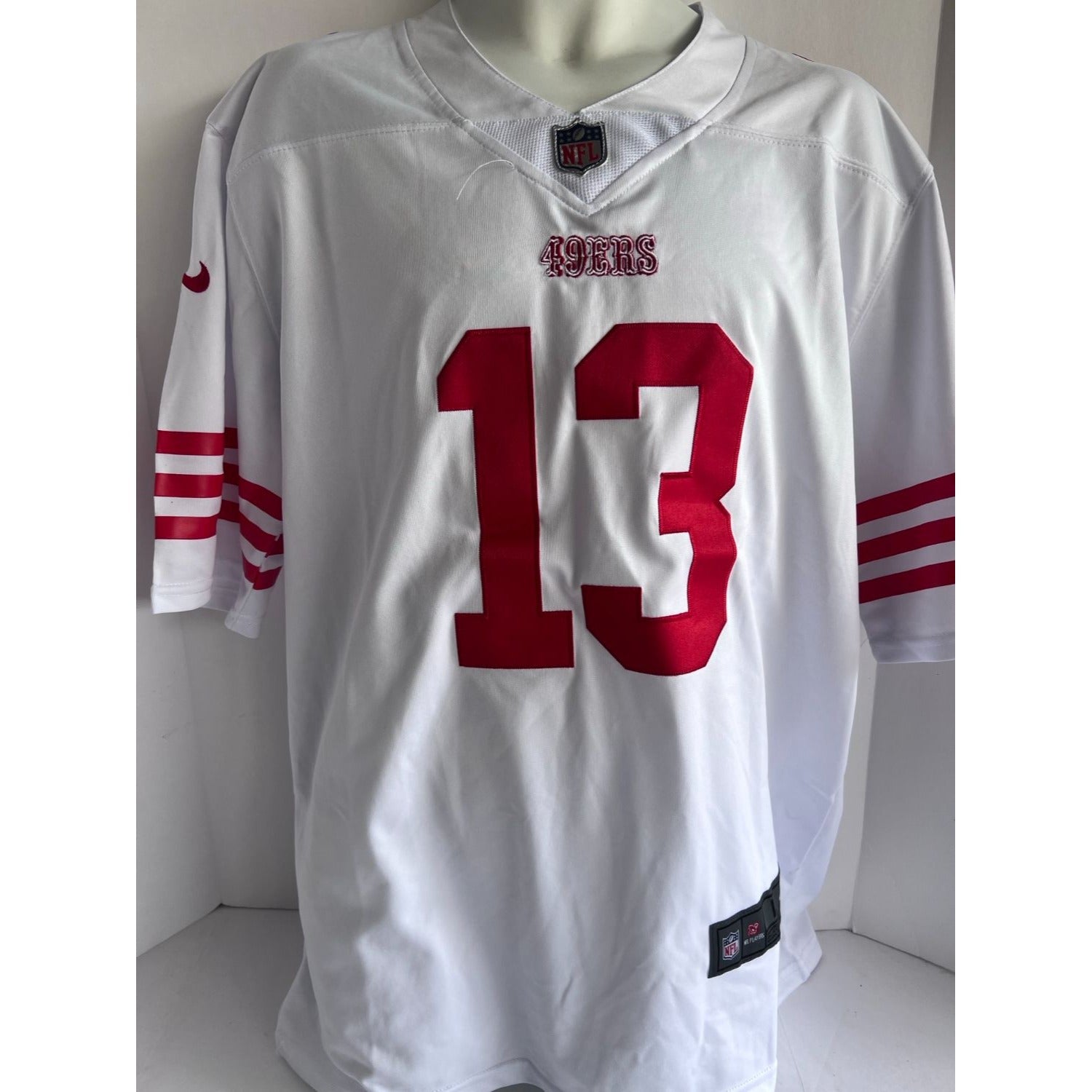 San Francisco 49ers 2023-24 Brock Purdy Large game model  jersey team signed with proof