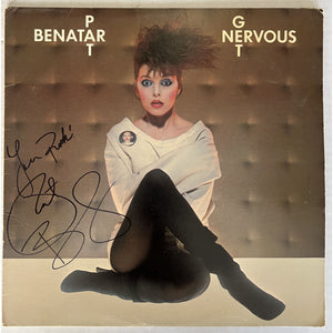 Patricia Mae Giraldo "Pat Benatar" "Get Nervous " LP signed with proof