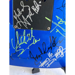 Load image into Gallery viewer, Stevie Vai Ibanez electric guitar signed by 40 all-time great guitar Legends
