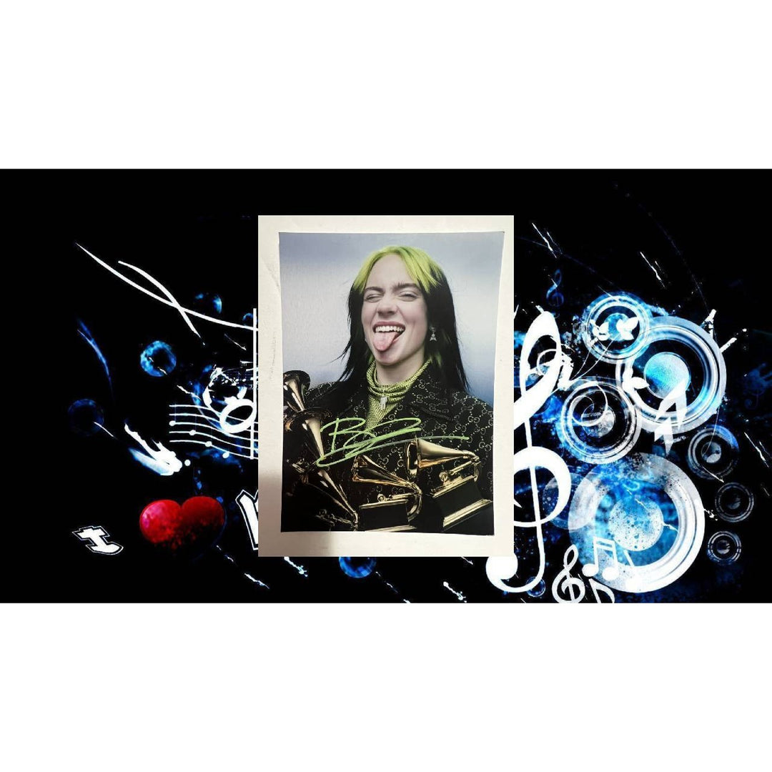 Billie Eilish 5x7 photo signed with proof