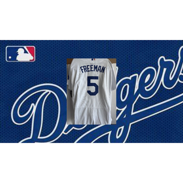 Freddie Freeman #5 Los Angeles Dodgers Signature Jersey  Sticker