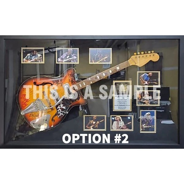 Anthony Kiedis, Dexter Holland, Billy Joe Armstrong, Travis Barker One-of-a-Kind electric guitar signed with proof