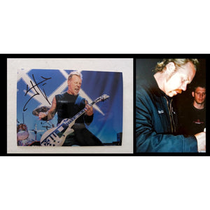 James Hetfield Metallica 5x7 photo signed with proof