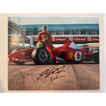 Load image into Gallery viewer, Michael Schumacher Formula 1 Legend 8x10 photo sign with proof
