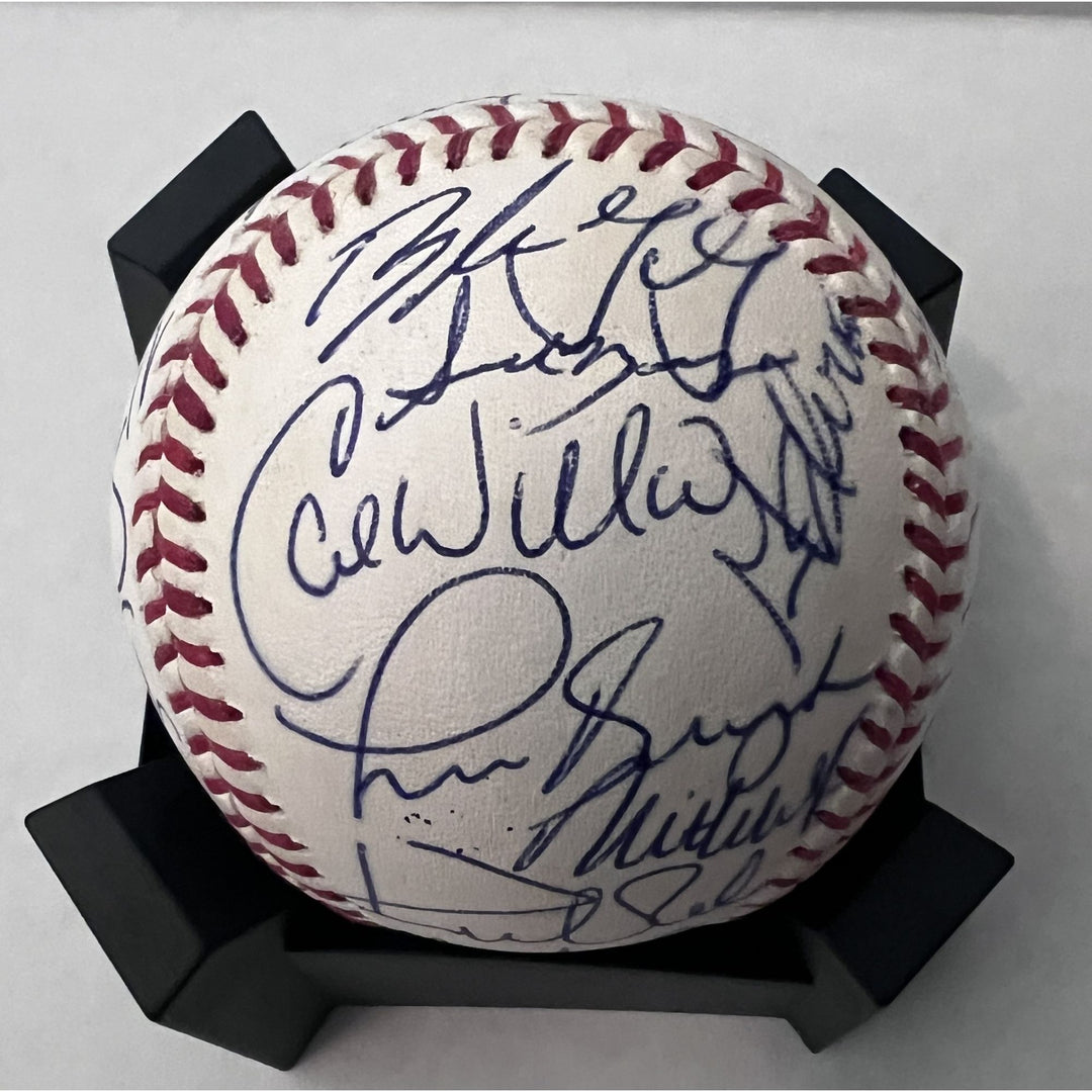 Kirk Gibson Willie Hernandez Sparky Anderson Detroit Tigers World Series champions team signed baseball with proof