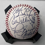 Load image into Gallery viewer, Kirk Gibson Willie Hernandez Sparky Anderson Detroit Tigers World Series champions team signed baseball with proof
