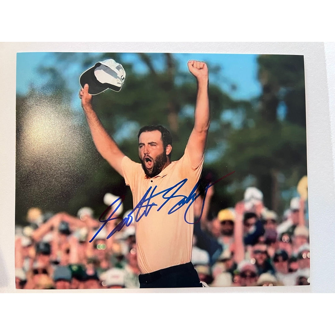 Scotty Scheffler two-time Masters champion 8x10 photo signed with proof