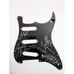 Load image into Gallery viewer, Staind Band stratocaster Electric-Guitar-Pickguard Aaron Lewis, Johnny April, Mike Mushok, Sal Giancarelli signed with proof
