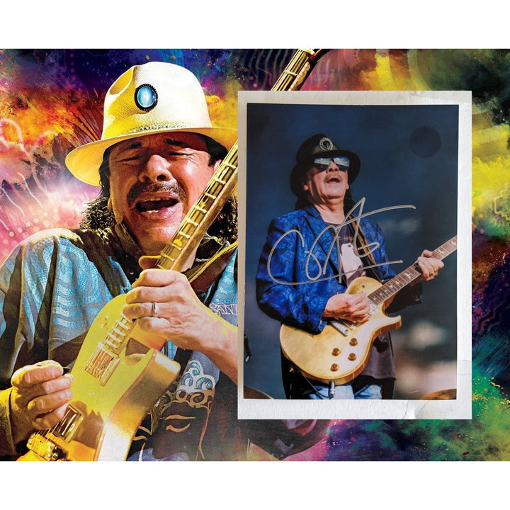 Carlos Santana 5x7 photo signed with proof