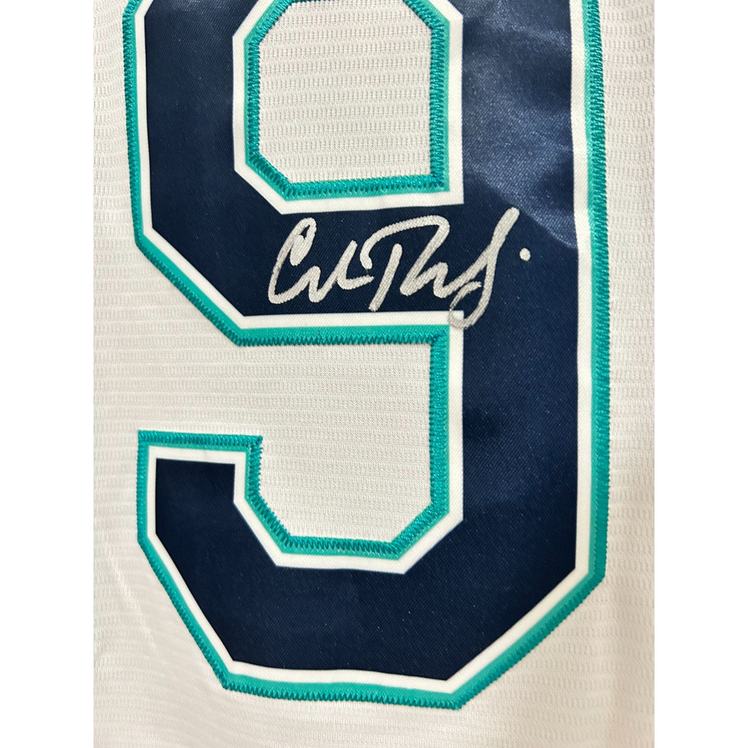 Cal Raleigh Seattle Mariners size Xl game model jersey signed with proof