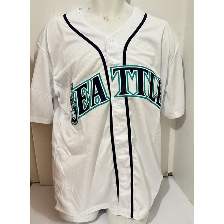 Cal Raleigh Seattle Mariners size Xl game model jersey signed with proof