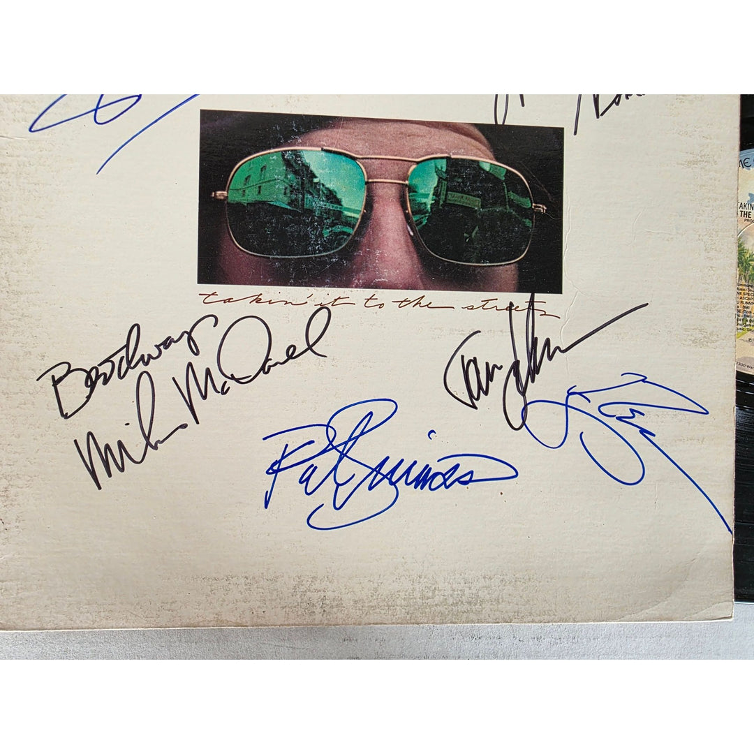 The Doobie Brothers ''Living on the Fault Line'' LP signed with proof.