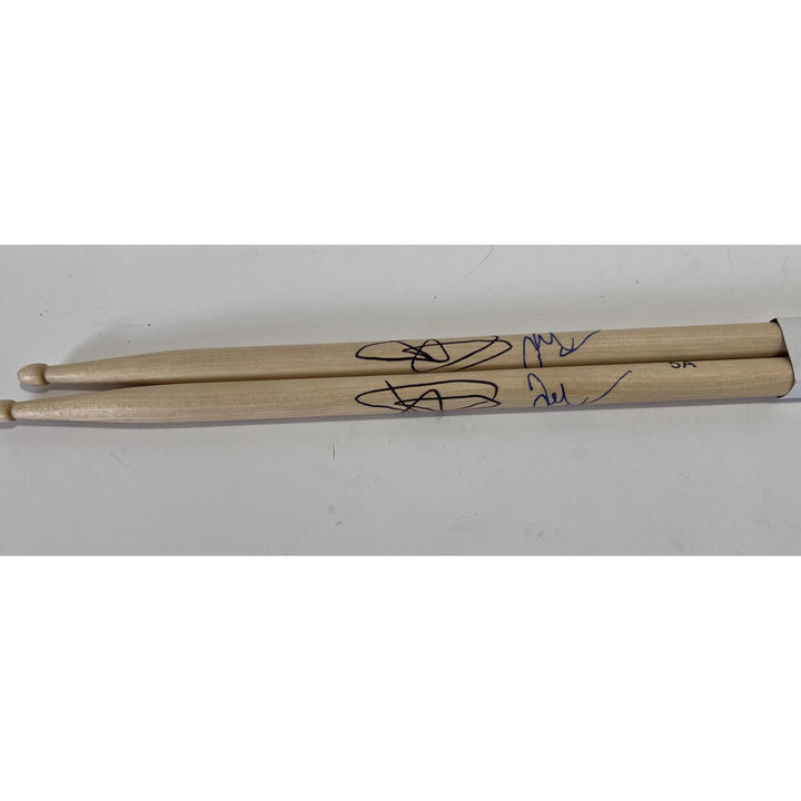Taylor Hawkins David Grohl Foo Fighters Drumsticks signed with proof.