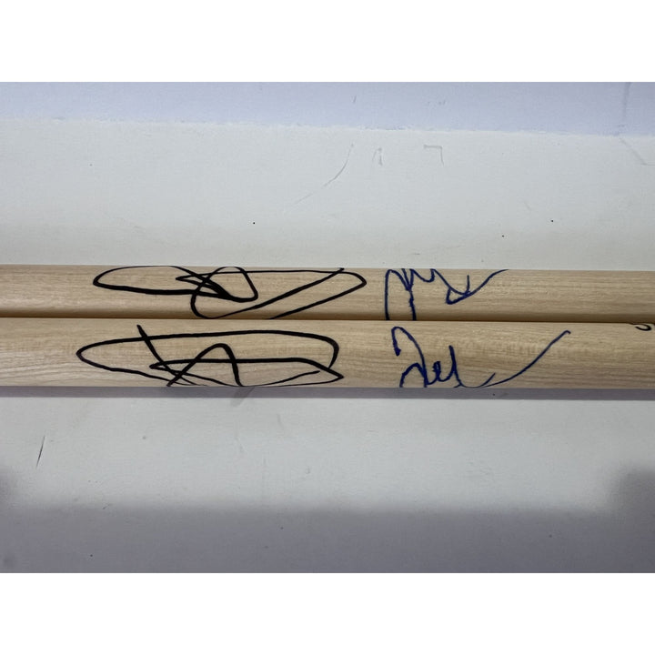 Taylor Hawkins David Grohl Foo Fighters Drumsticks signed with proof.