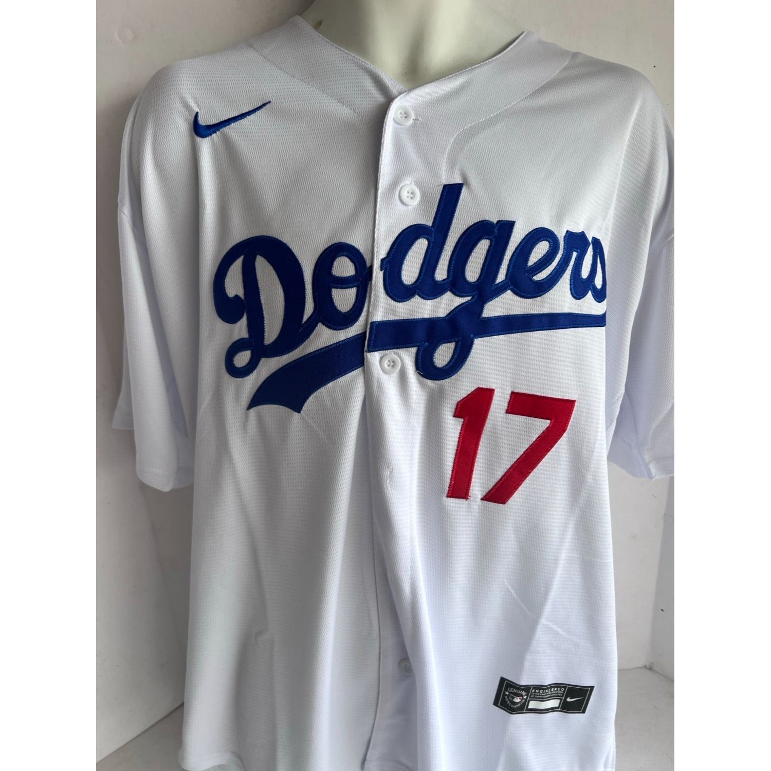 shohei ohtani Los Angeles Dodgers nike jersey signed in english and japanese with proof