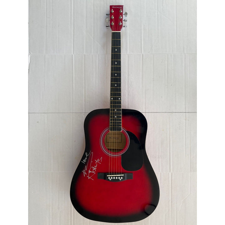 Leny Kravitz full size acoustic guitar signed with proof.