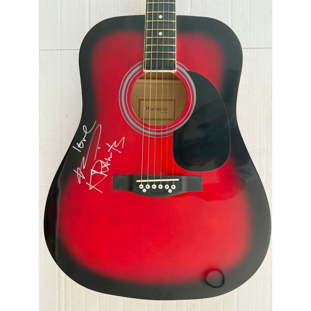 Leny Kravitz full size acoustic guitar signed with proof.