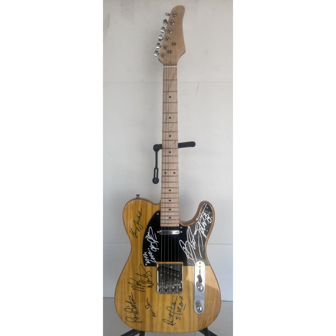 Bruce Springsteen Clarence Clemons and the E street band telecaster electric guitar signed with proof.