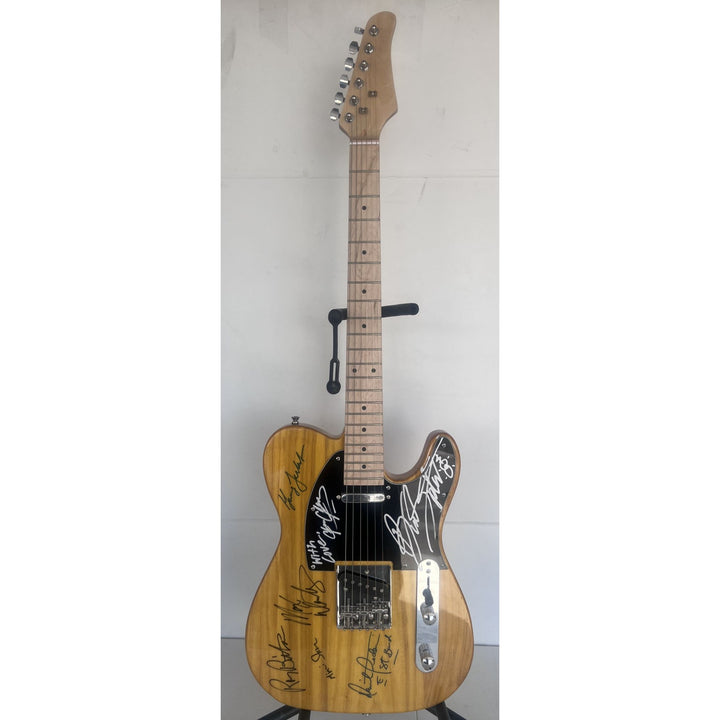 Bruce Springsteen Clarence Clemons and the E street band telecaster electric guitar signed with proof.