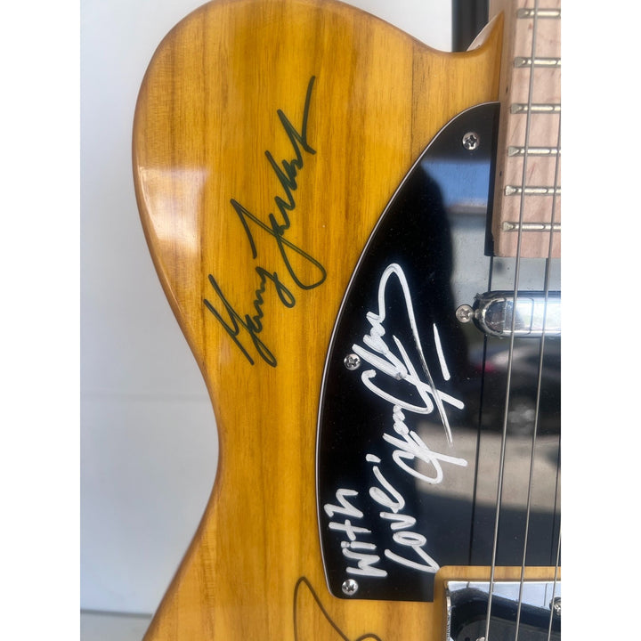 Bruce Springsteen Clarence Clemons and the E street band telecaster electric guitar signed with proof.