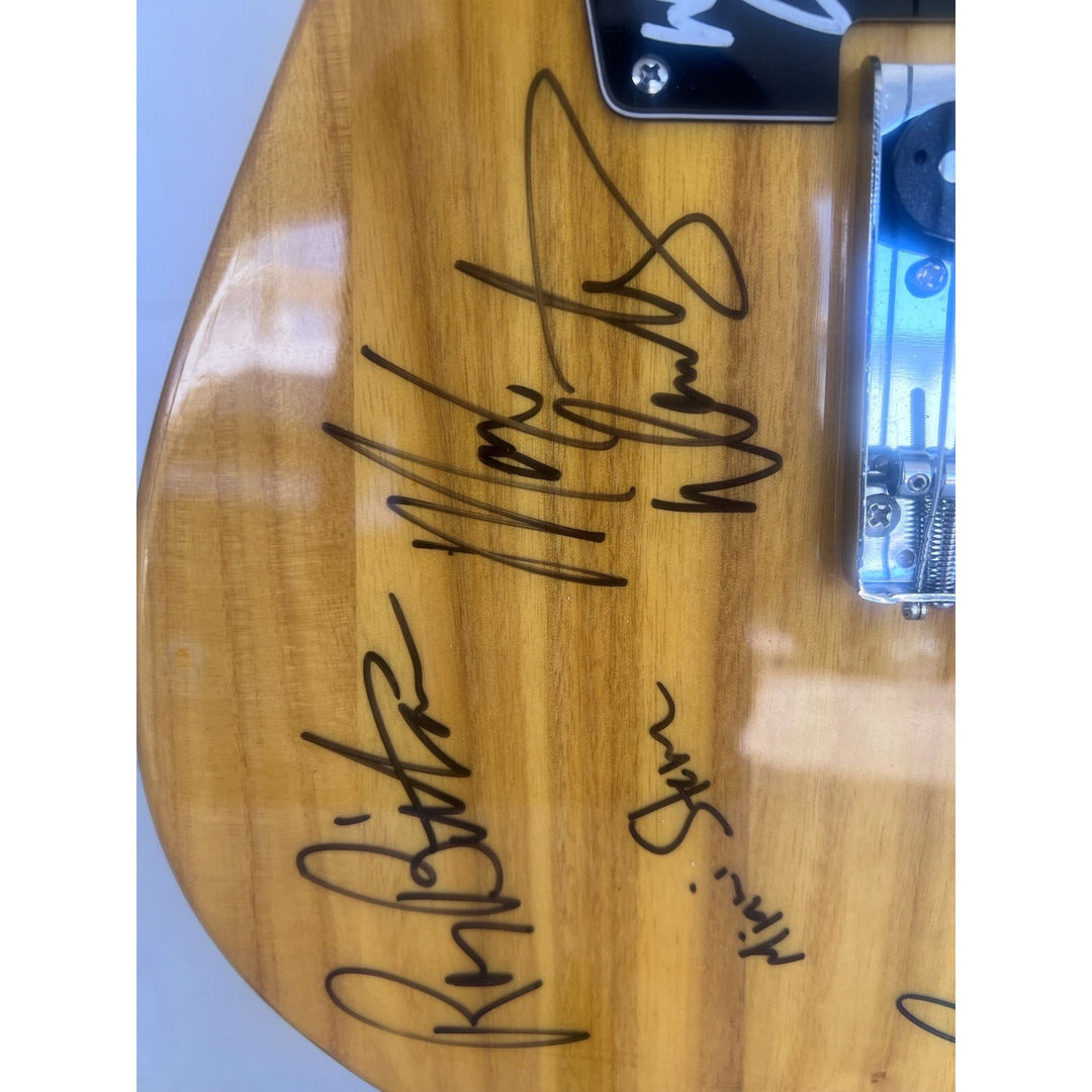Bruce Springsteen Clarence Clemons and the E street band telecaster electric guitar signed with proof.