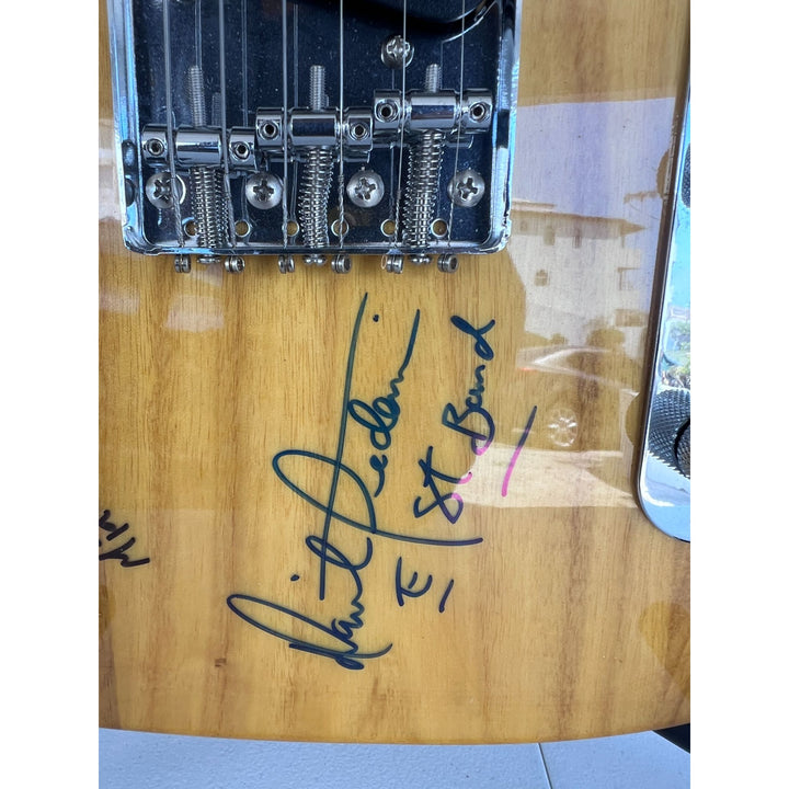 Bruce Springsteen Clarence Clemons and the E street band telecaster electric guitar signed with proof.