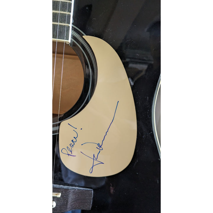 John Denver 41' full size acoustic guitar signed with proof