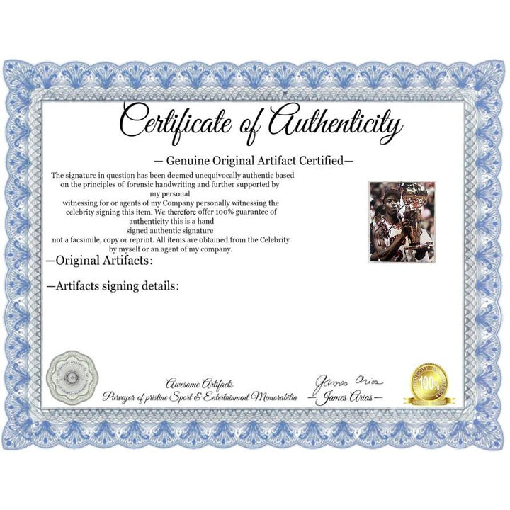 Michael Jordan Chicago Bulls 8x10 photo signed with proof.