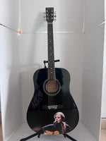 Load image into Gallery viewer, Adele Laurie Blue Adkins full size acoustic guitar signed with proof
