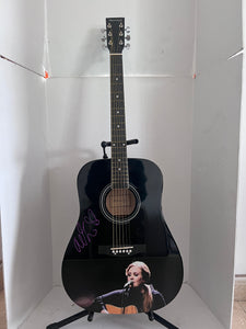 Adele Laurie Blue Adkins full size acoustic guitar signed with proof