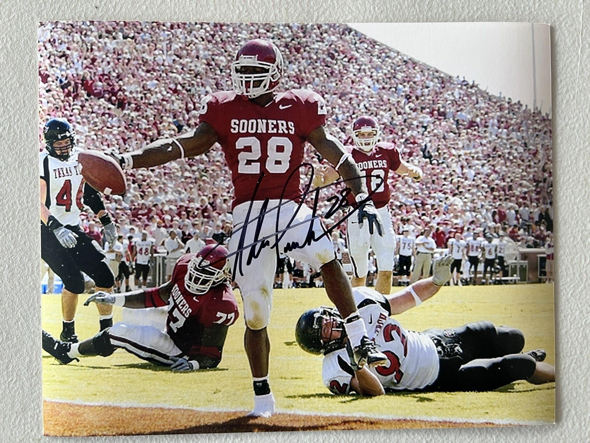 Adrian Peterson Oklahoma Sooners 8 By 10 Photo Signed Awesome Artifacts adrian-peterson-oklahoma-sooners-8-by-10-photo-signed-awesome-artifacts
