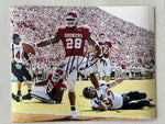 Load image into Gallery viewer, Adrian Peterson Oklahoma Sooners 8 by 10 photo signed
