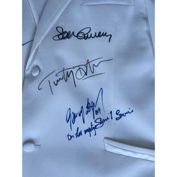 James Bond 007 full size tuxedo signed by Sean Connery, Daniel Craig, George Lazenby, Roger Moore, Timothy Dalton, Pierce Brosnan